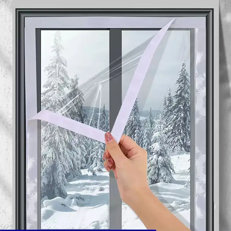 Window Sealing Strip Windproof Thermal Insulation Film Winter Cold Prevention Double-layer Transparent Plastic Cloth
Window Sealing Strip Windproof Thermal Insulation Film Winter Cold Prevention Double-layer Transparent Plastic Cloth