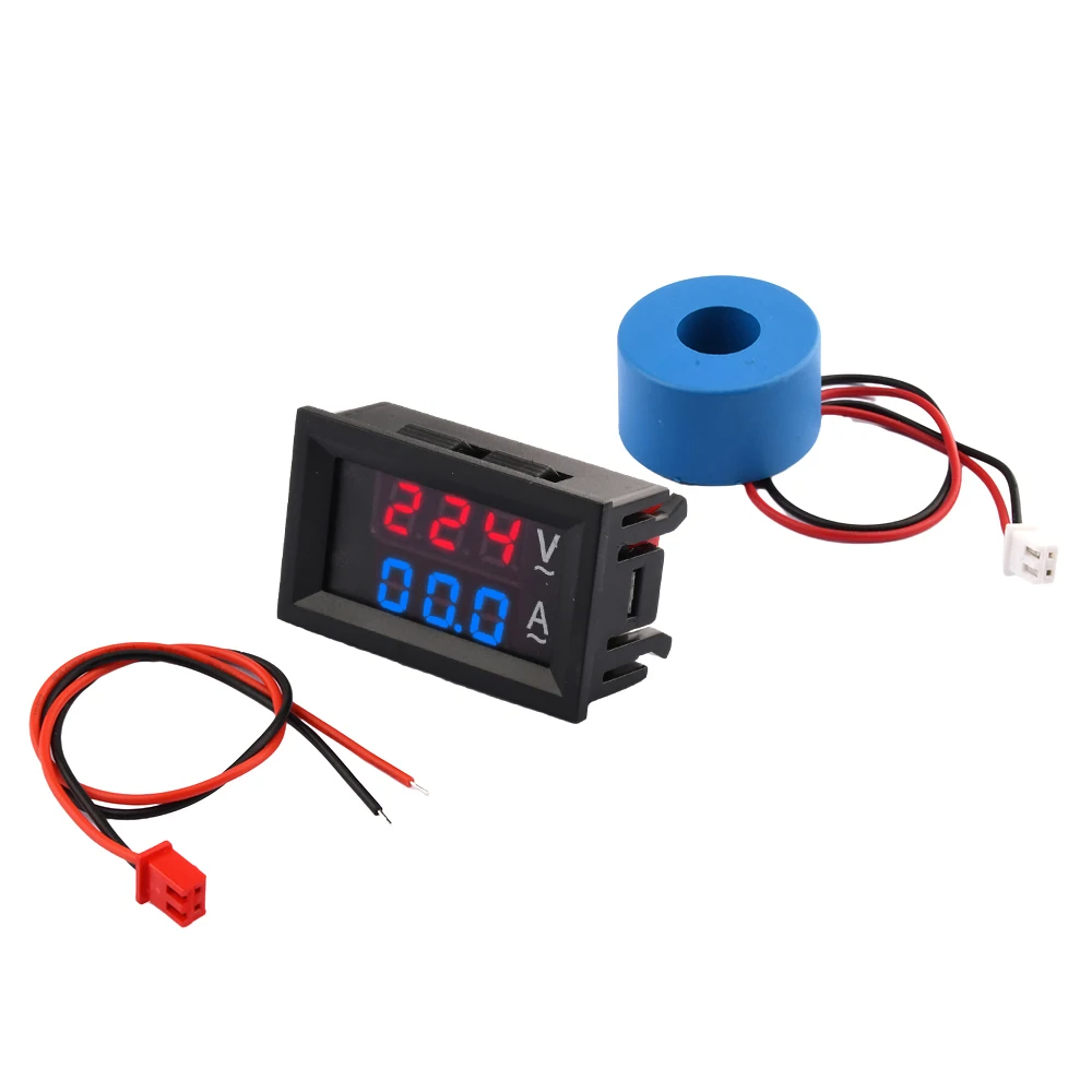 380V Digital Voltmeter Ammeter Three phase AC 60-500V 10A 50A 100A Voltage Current Meter Tester Detector with Current Transforme
380V Digital Voltmeter Ammeter Three phase AC 60-500V 10A 50A 100A Voltage Current Meter Tester Detector with Current Transforme