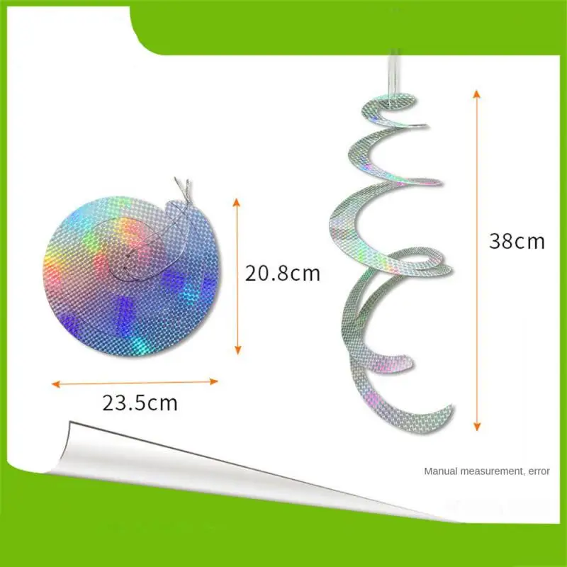 Garden Bird Repeller Pet Spiral Laser Thickening Strong Flash Elastic Lanyard Garden Decoration Bird Scare Reflective
Garden Bird Repeller Pet Spiral Laser Thickening Strong Flash Elastic Lanyard Garden Decoration Bird Scare Reflective