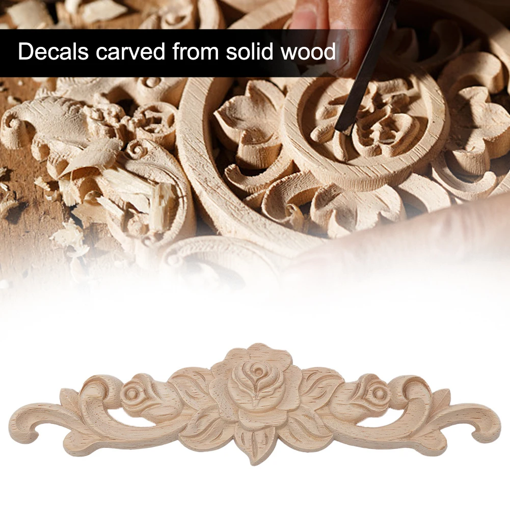 Natural Floral Wood Carved Applique Wooden Figurines Crafts Corner Appliques Frame Wall Door Furniture Decal Woodcarving Decor
Natural Floral Wood Carved Applique Wooden Figurines Crafts Corner Appliques Frame Wall Door Furniture Decal Woodcarving Decor