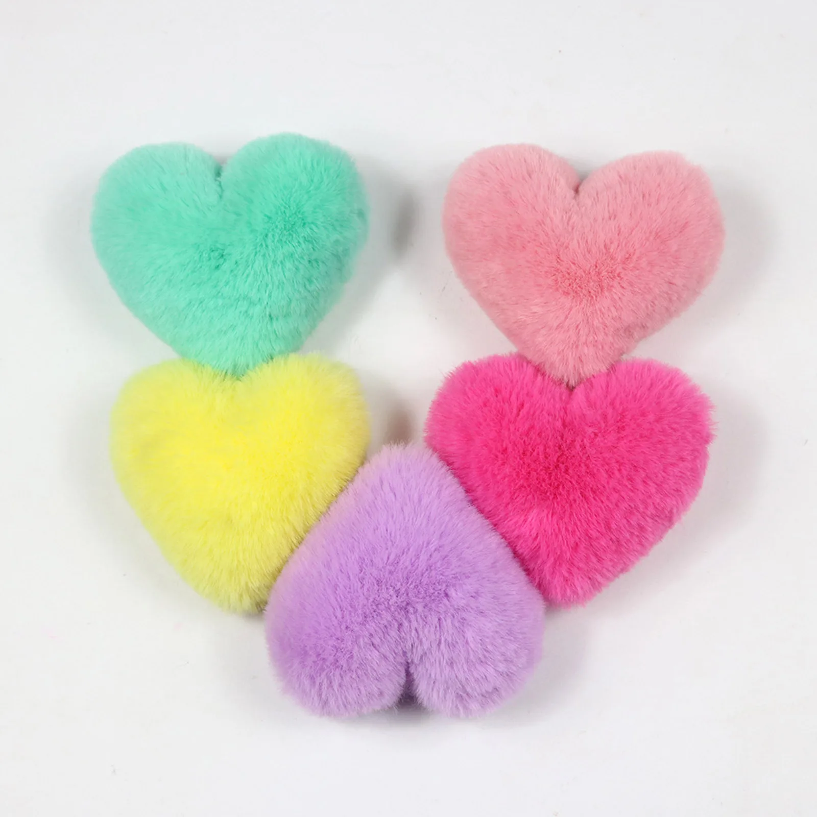 2PCs Polyester Acrylic Heart Pom Pom Balls Multicolor Handmade Kids Toys Christmas Decor DIY Sewing Craft Accessories 10cm x 8cm
2PCs Polyester Acrylic Heart Pom Pom Balls Multicolor Handmade Kids Toys Christmas Decor DIY Sewing Craft Accessories 10cm x 8cm