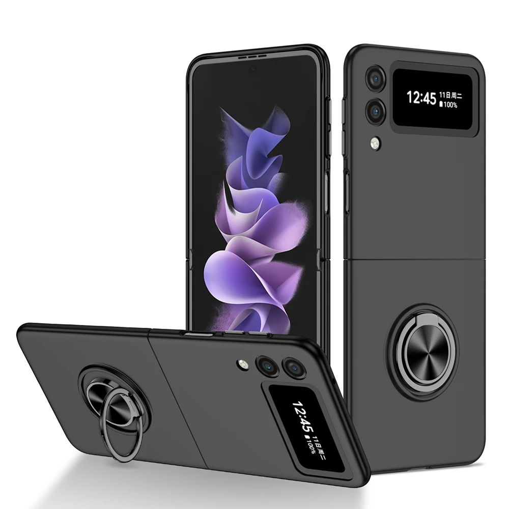 Luxury Magnetic Ring Holder Phone Case for Samsung Galaxy Z Flip 3 Flip 2 Flip1 Fold 3 Fold2 1 Bracket Hard PC Shockproof Cover
Luxury Magnetic Ring Holder Phone Case for Samsung Galaxy Z Flip 3 Flip 2 Flip1 Fold 3 Fold2 1 Bracket Hard PC Shockproof Cover