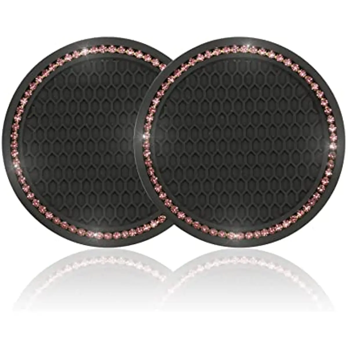 2 Pack Universal Anti Slip Cup Holder Insert Coaster, Car Cup Holder Coaster, Bling Crystal Rhinestone Car Interior Accessories
2 Pack Universal Anti Slip Cup Holder Insert Coaster, Car Cup Holder Coaster, Bling Crystal Rhinestone Car Interior Accessories