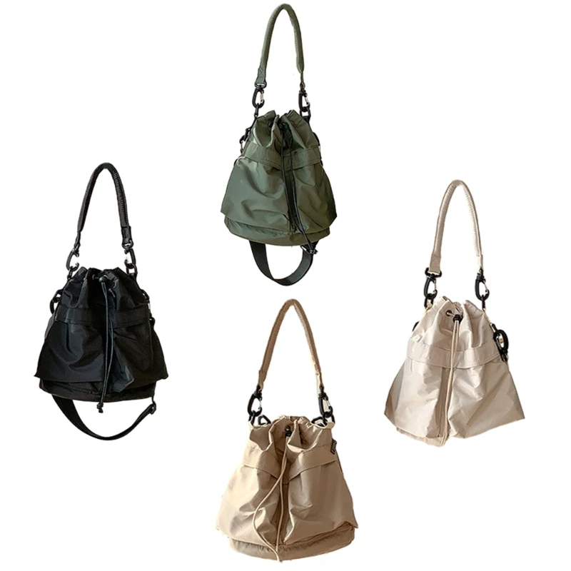 M6CC Casual Pleated Drawstring Bag for Women Girls Shoulder Bags Lady Bucket Shaped Bag Crossbody Bag
M6CC Casual Pleated Drawstring Bag for Women Girls Shoulder Bags Lady Bucket Shaped Bag Crossbody Bag