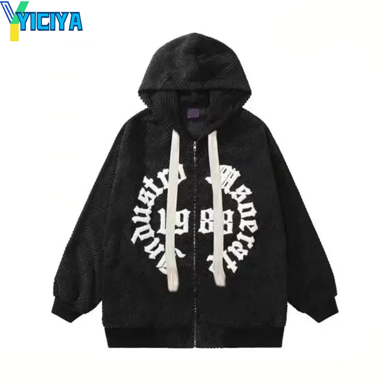 YICIYA новые толстовки с надписью для женщин Harajuku толстовки с длинным рукавом на молнии винтажные панк свободные куртки с капюшоном уличная од...
YICIYA новые толстовки с надписью для женщин Harajuku толстовки с длинным рукавом на молнии винтажные панк свободные куртки с капюшоном уличная од...