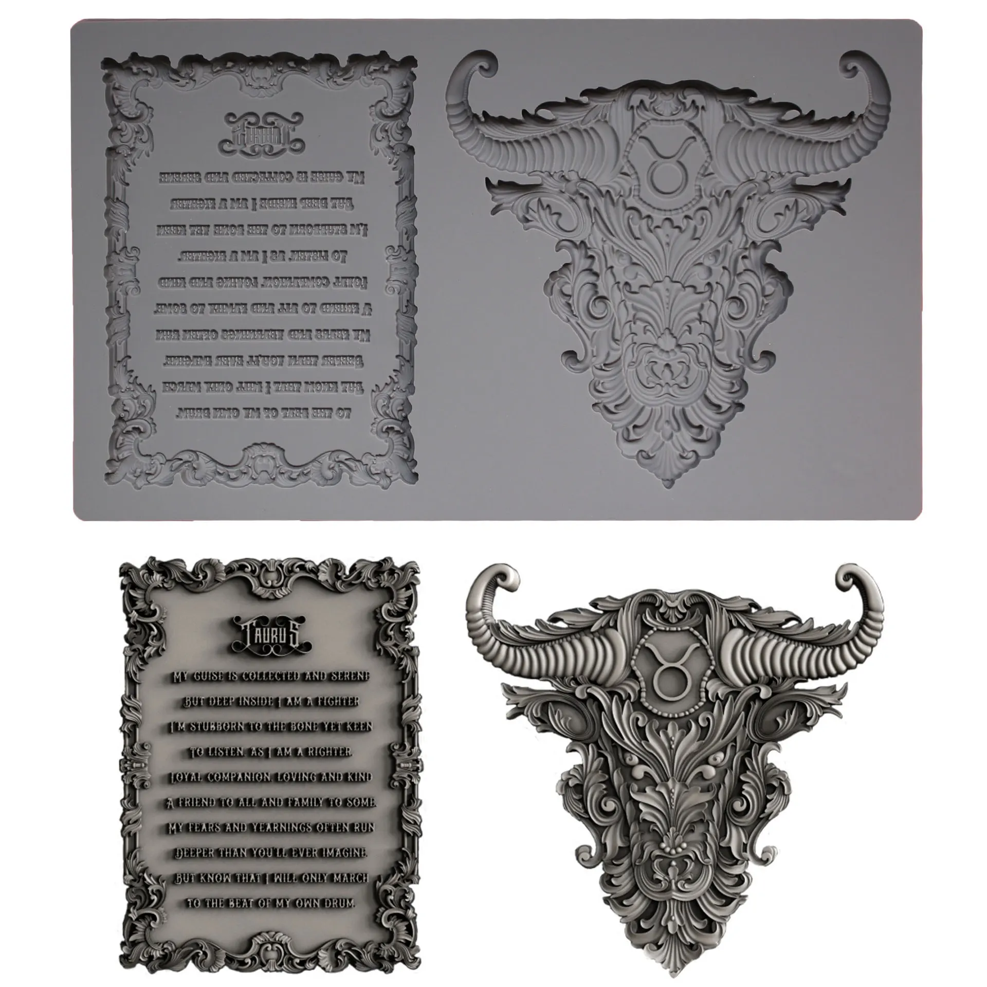 New Baking Tools Constellation Taurus Chocolate Mold Fondant Chocolate Cake Silicone Mold Baking Accessories Cake Decoration
New Baking Tools Constellation Taurus Chocolate Mold Fondant Chocolate Cake Silicone Mold Baking Accessories Cake Decoration