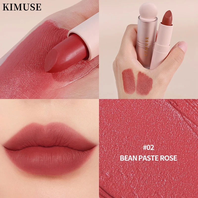 KIMUSE Lipstick Naturally White With Makeup, Not Easy To Stick To The Cup, Not To Take Off Makeup, Matte Lipstick
KIMUSE Lipstick Naturally White With Makeup, Not Easy To Stick To The Cup, Not To Take Off Makeup, Matte Lipstick