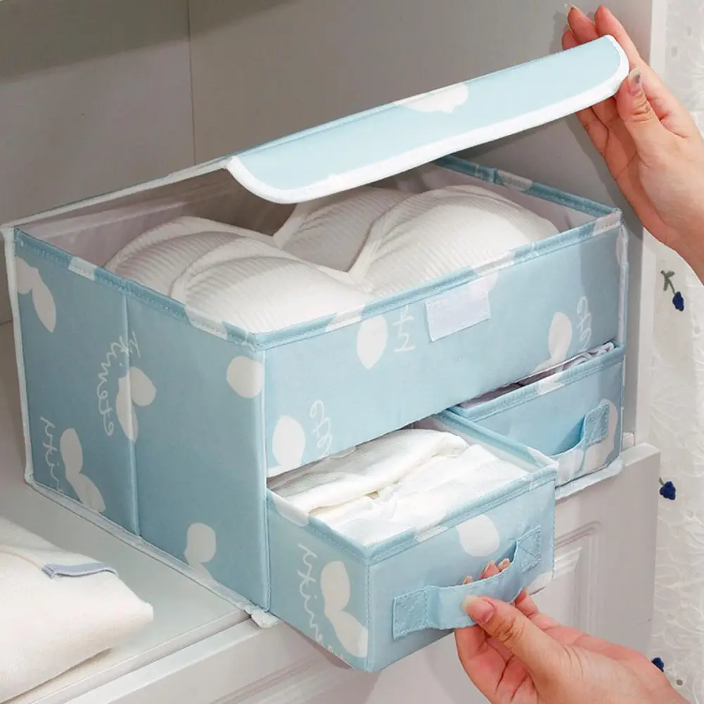 Drawer Wardrobe Boxes Practical Moisture Proof Stackable Dual Layers Inductive Order Storage Box for Dorm
Drawer Wardrobe Boxes Practical Moisture Proof Stackable Dual Layers Inductive Order Storage Box for Dorm