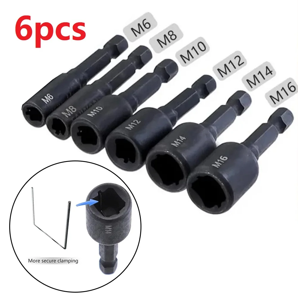 6pcs M6-M16 Screw Tap Socket Adapter Black Steel Holder Extension Bar For Screwdriver Repair Auto Manufacture Molds Hand Tools
6pcs M6-M16 Screw Tap Socket Adapter Black Steel Holder Extension Bar For Screwdriver Repair Auto Manufacture Molds Hand Tools