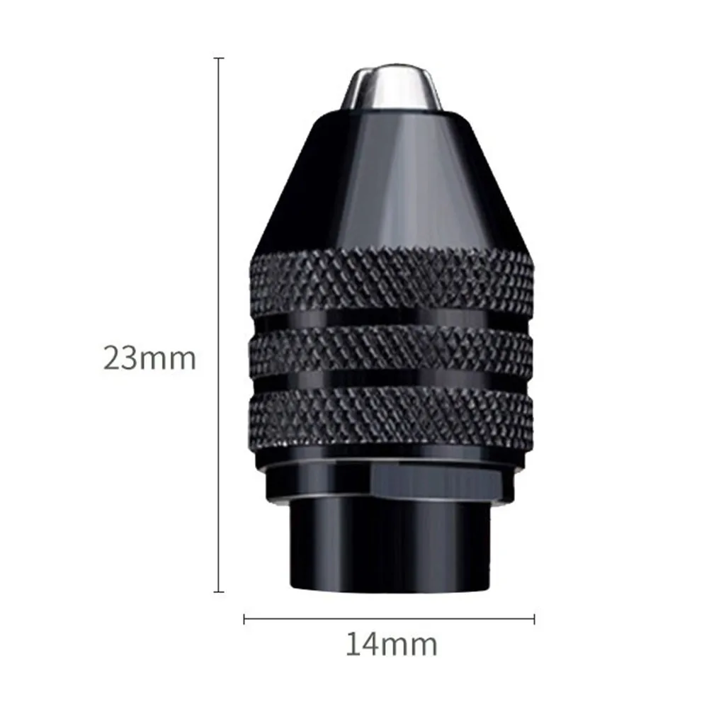 1pc Keyless Metal Drill Chuck Replacement For 4486 Rotary Tool 0.4mm-3.4mm Black
1pc Keyless Metal Drill Chuck Replacement For 4486 Rotary Tool 0.4mm-3.4mm Black