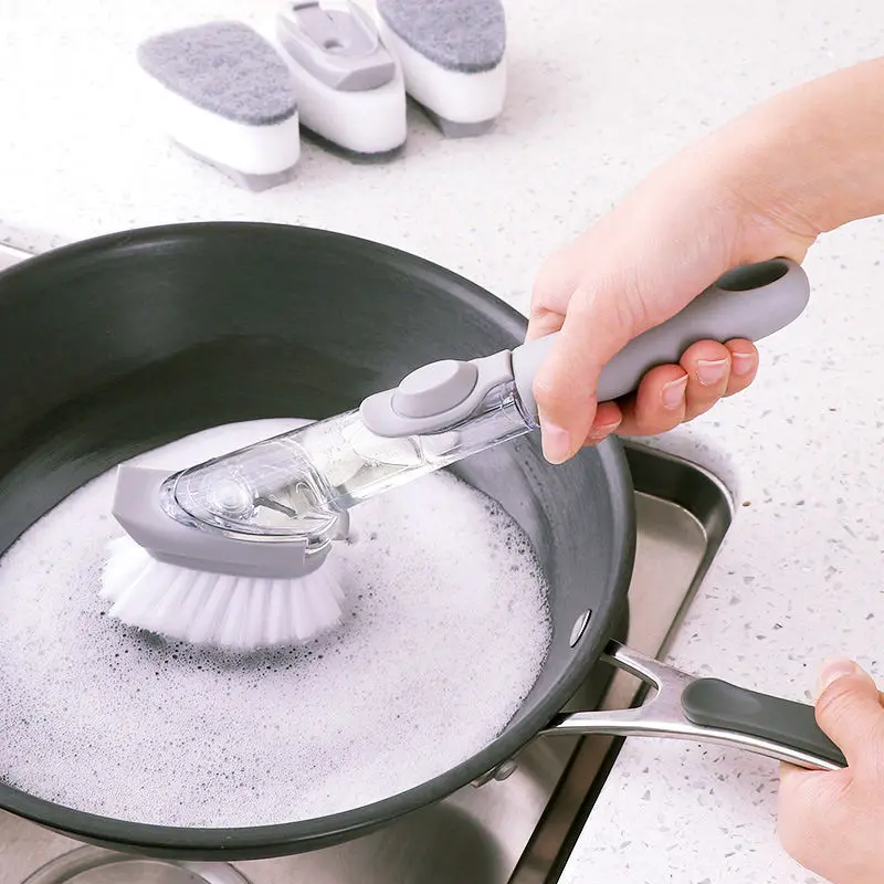 Cleaning Brush Can Store Detergent Pot Brushes Kitchen Dish-Washing Sponge Automatic Liquid AddingHousehold Dish Brush
Cleaning Brush Can Store Detergent Pot Brushes Kitchen Dish-Washing Sponge Automatic Liquid AddingHousehold Dish Brush