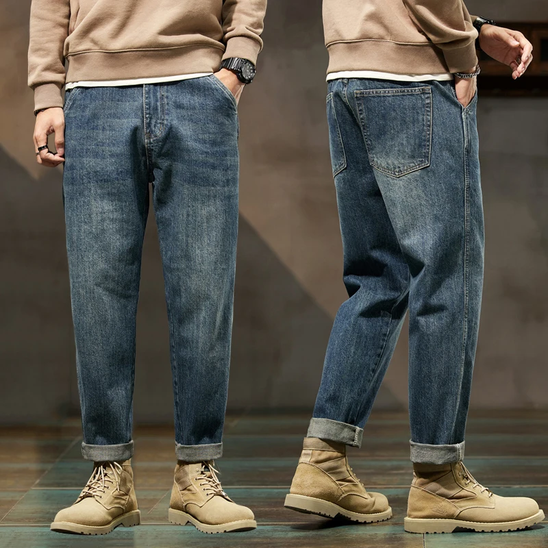 Clothing Pants Wide Men Men's Trousers Denim Pants Autumn Loose Harem And Fashion Baggy Spring Fit Jeans Blue Leg Jeans
Clothing Pants Wide Men Men's Trousers Denim Pants Autumn Loose Harem And Fashion Baggy Spring Fit Jeans Blue Leg Jeans