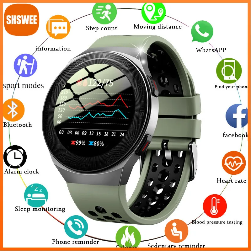 For Huawei Xiaomi Bluetooth Call Smart Watch Men 8G Memory Card Music Player Smartwatch for Android Ios Waterproof
For Huawei Xiaomi Bluetooth Call Smart Watch Men 8G Memory Card Music Player Smartwatch for Android Ios Waterproof