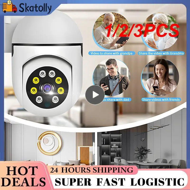 1/2/3PCS PTZ Surveillance IP Camera 4mm Lens Full Color WIFI Security CCTV Camera Outdoor Real-time Monitor Support 128G 
1/2/3PCS PTZ Surveillance IP Camera 4mm Lens Full Color WIFI Security CCTV Camera Outdoor Real-time Monitor Support 128G