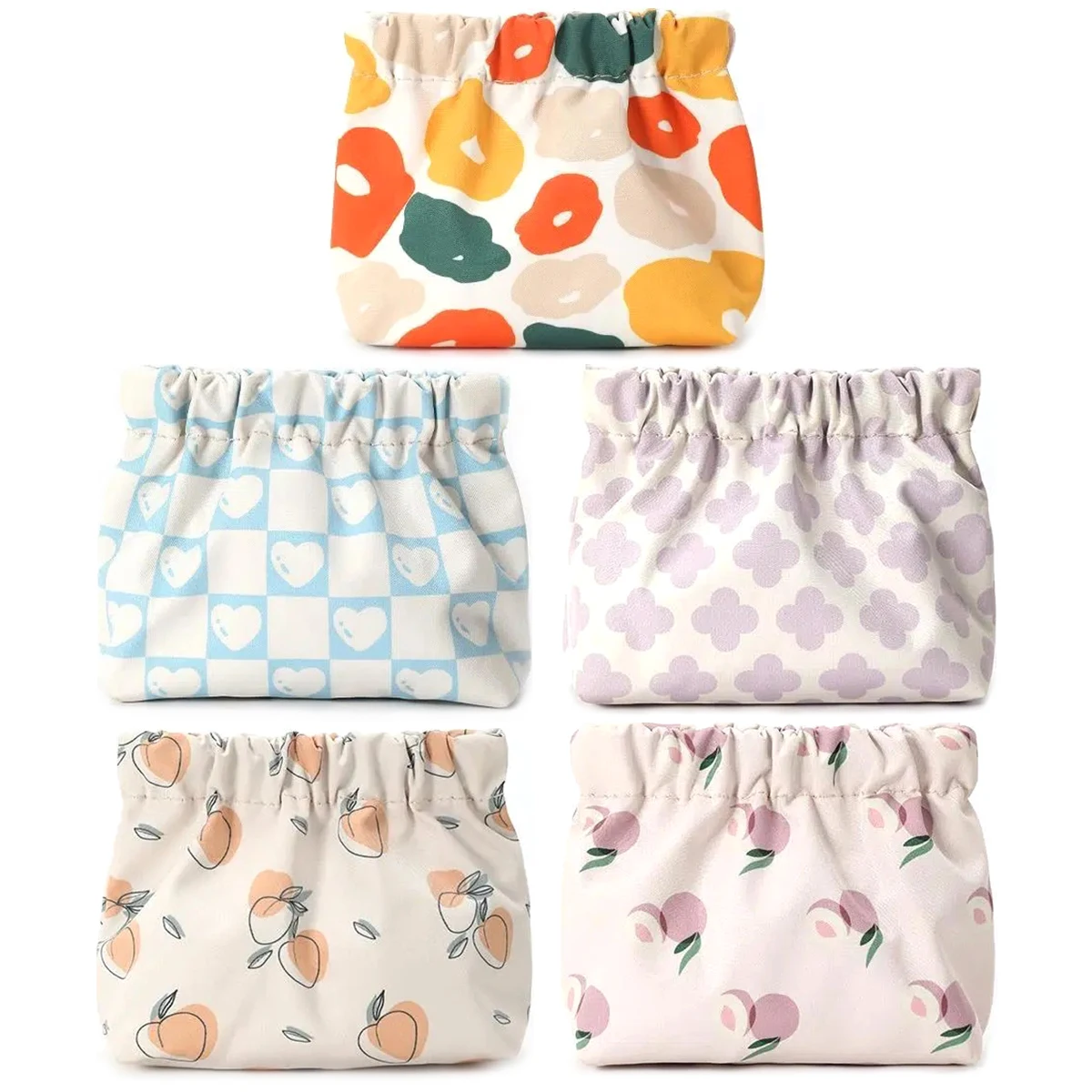 5 Pcs Small Makeup Bag Water-resistant Pocket Cosmetic Bag Cute Mini Pouch Cosmetic Portable Travel Makeup Bag Multifunctional
5 Pcs Small Makeup Bag Water-resistant Pocket Cosmetic Bag Cute Mini Pouch Cosmetic Portable Travel Makeup Bag Multifunctional