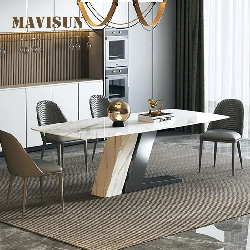 Contemporary Creative Minimalist Large Kitchen Table Set Home Furniture High-End Marble Stone Top Dining Table 2m For 10 People
Contemporary Creative Minimalist Large Kitchen Table Set Home Furniture High-End Marble Stone Top Dining Table 2m For 10 People