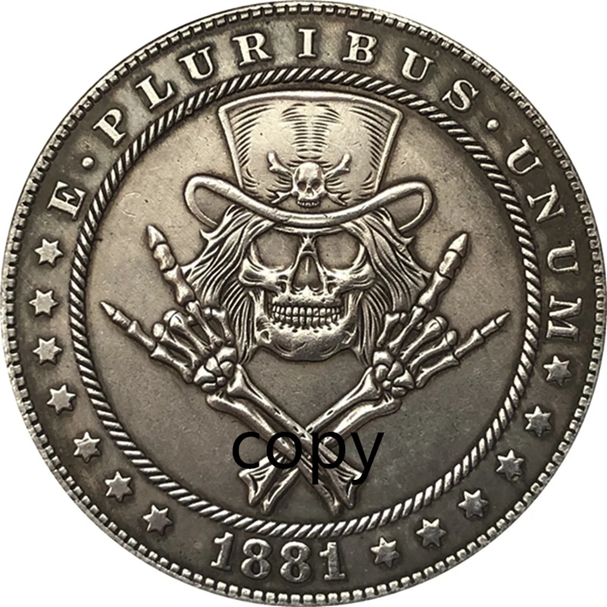 Skeleton HOBO COIN Rangers COIN US Coin Gift Challenge REPLICA Commemorative Coin - REPLICA Coin Medal Coins Collection
Skeleton HOBO COIN Rangers COIN US Coin Gift Challenge REPLICA Commemorative Coin - REPLICA Coin Medal Coins Collection