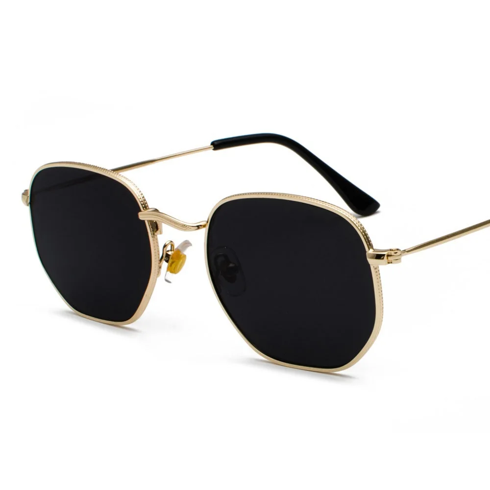 Vintage gold sunglasses men square metal frame silver brown black small sun glasses female unisex summer style
Vintage gold sunglasses men square metal frame silver brown black small sun glasses female unisex summer style