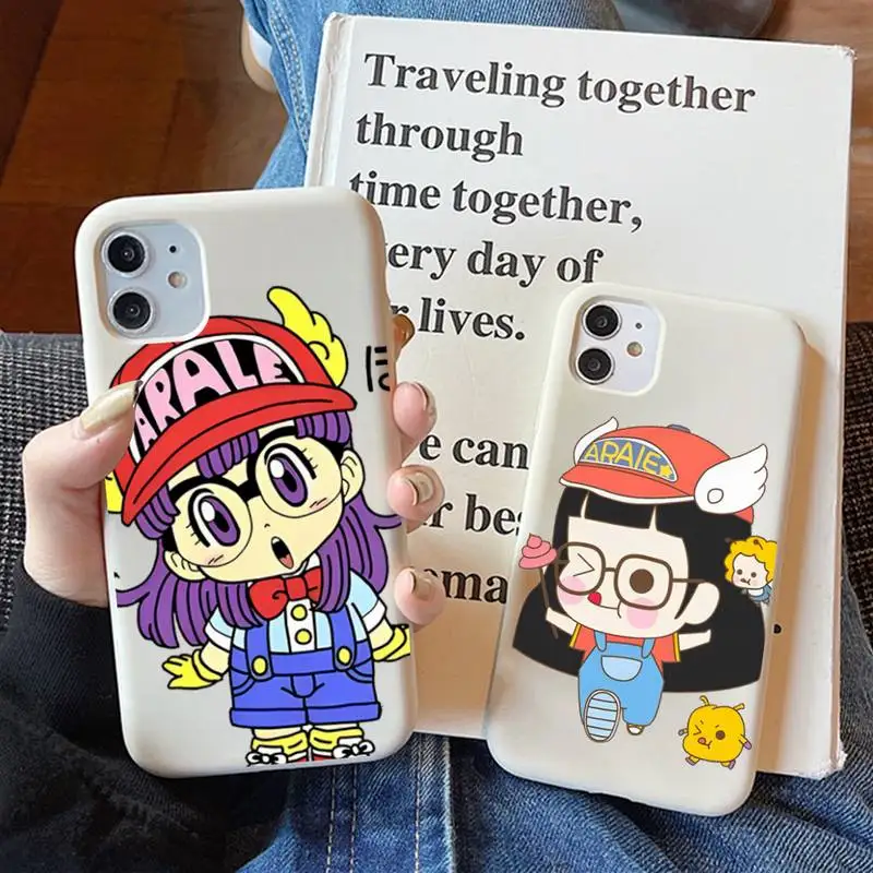 Cartoon Dr Slump Arale Phone Case for iPhone 11 12 13 Mini Pro Xs Max 8 7 6 6S Plus X XR Solid Candy Color Case
Cartoon Dr Slump Arale Phone Case for iPhone 11 12 13 Mini Pro Xs Max 8 7 6 6S Plus X XR Solid Candy Color Case
