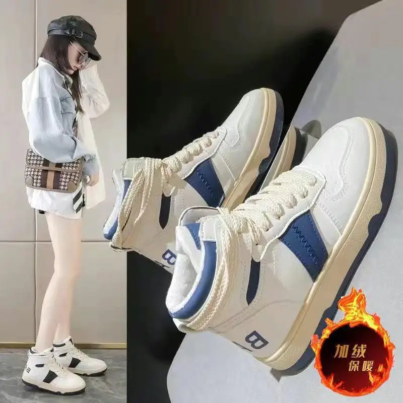 Autumn/Winter Shoes Women's Fleece-Lined New High-Top German Training Shoes Big Goods Mainly Push Women's Shoes Fashion Shoes
Autumn/Winter Shoes Women's Fleece-Lined New High-Top German Training Shoes Big Goods Mainly Push Women's Shoes Fashion Shoes