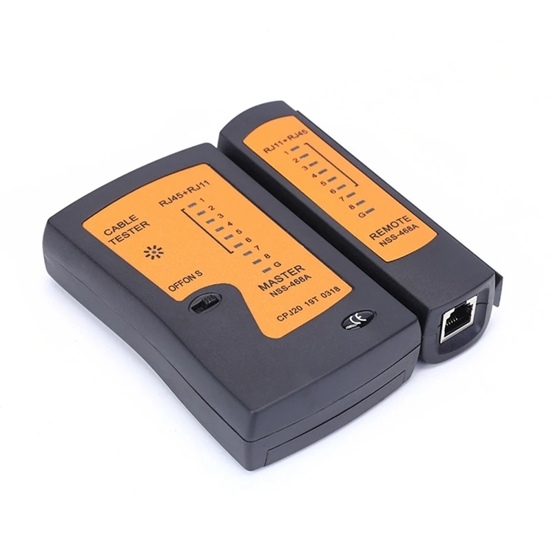 RJ45 Cable Lan Tester Network Cable Tester RJ45 RJ11 RJ12 CAT5 UTP LAN Cable Tester Networking Tool Network Repair Tool
RJ45 Cable Lan Tester Network Cable Tester RJ45 RJ11 RJ12 CAT5 UTP LAN Cable Tester Networking Tool Network Repair Tool