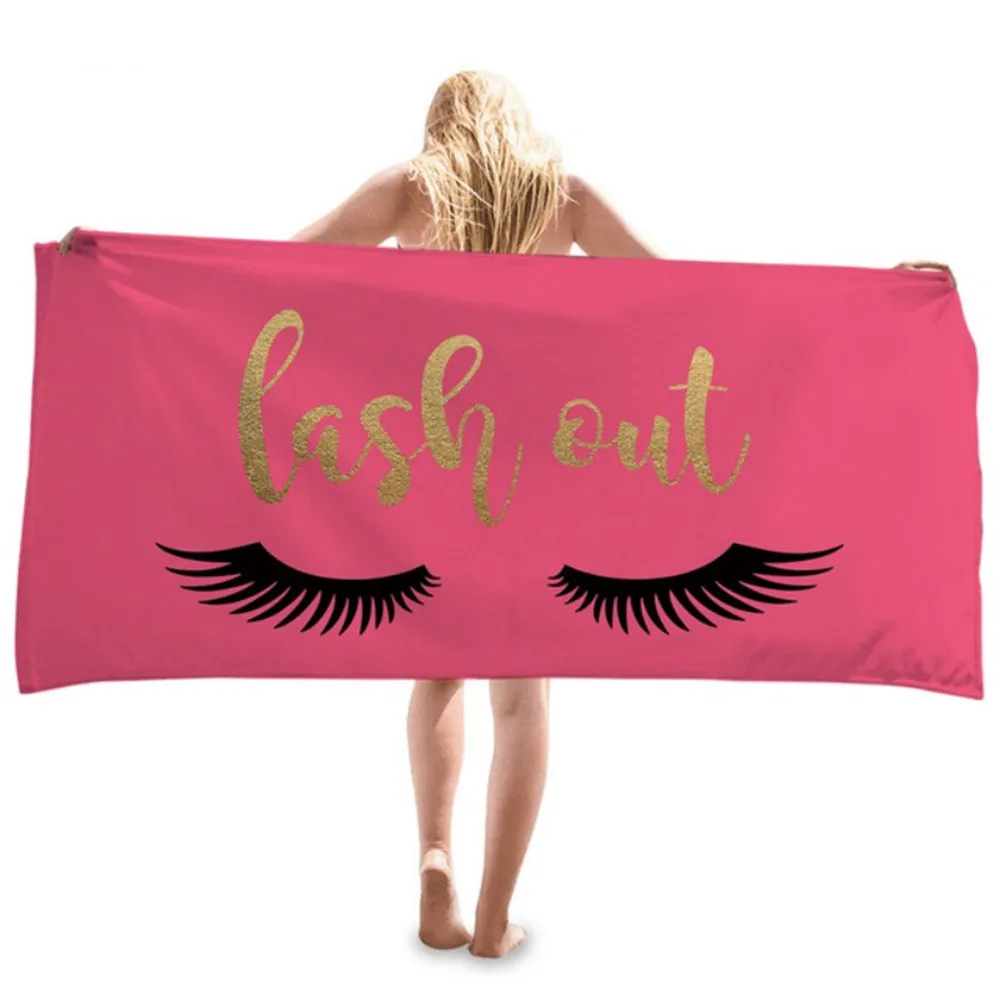 Eye Lash Lovely Printed Beach Towel Microfiber Fast Drying Spa Shower Cover Blanket Mat Surf Poncho Travel Camp for Women Gifts
Eye Lash Lovely Printed Beach Towel Microfiber Fast Drying Spa Shower Cover Blanket Mat Surf Poncho Travel Camp for Women Gifts