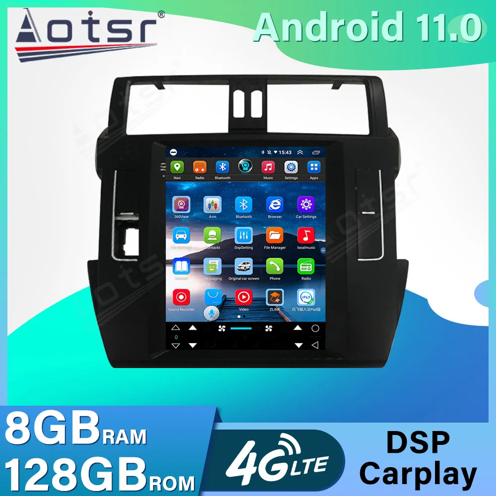 Для Toyota Land Cruiser Prado 150 2013 - 2017 Android 11 автомобильный радиоприемник с навигацией GPS 8 + 128G мультимедийный плеер автомобильная стереосистема
Для Toyota Land Cruiser Prado 150 2013 - 2017 Android 11 автомобильный радиоприемник с навигацией GPS 8 + 128G мультимедийный плеер автомобильная стереосистема