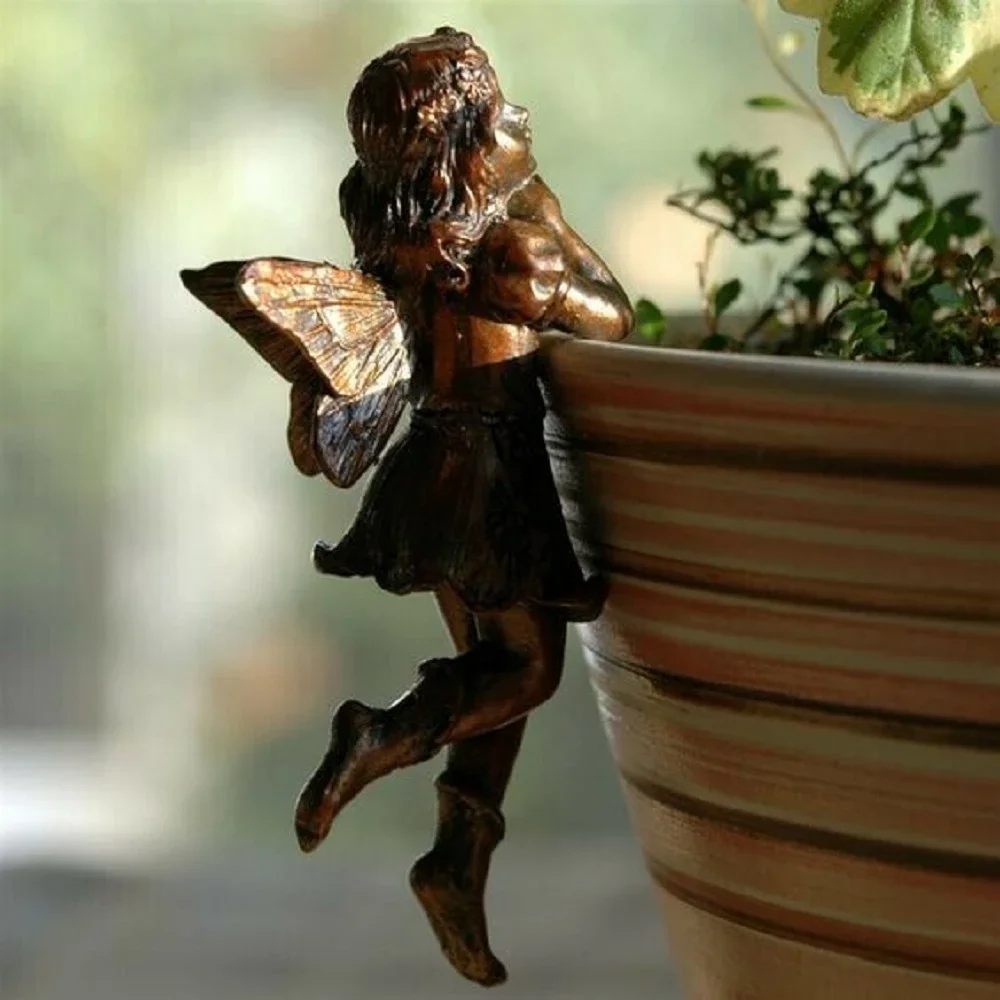 Angel Girl Hanging Cup Resin Decoration Fairy Combination Flower Basket Edge Decor for Garden Design Plants Pot Hugger Ornaments
Angel Girl Hanging Cup Resin Decoration Fairy Combination Flower Basket Edge Decor for Garden Design Plants Pot Hugger Ornaments
