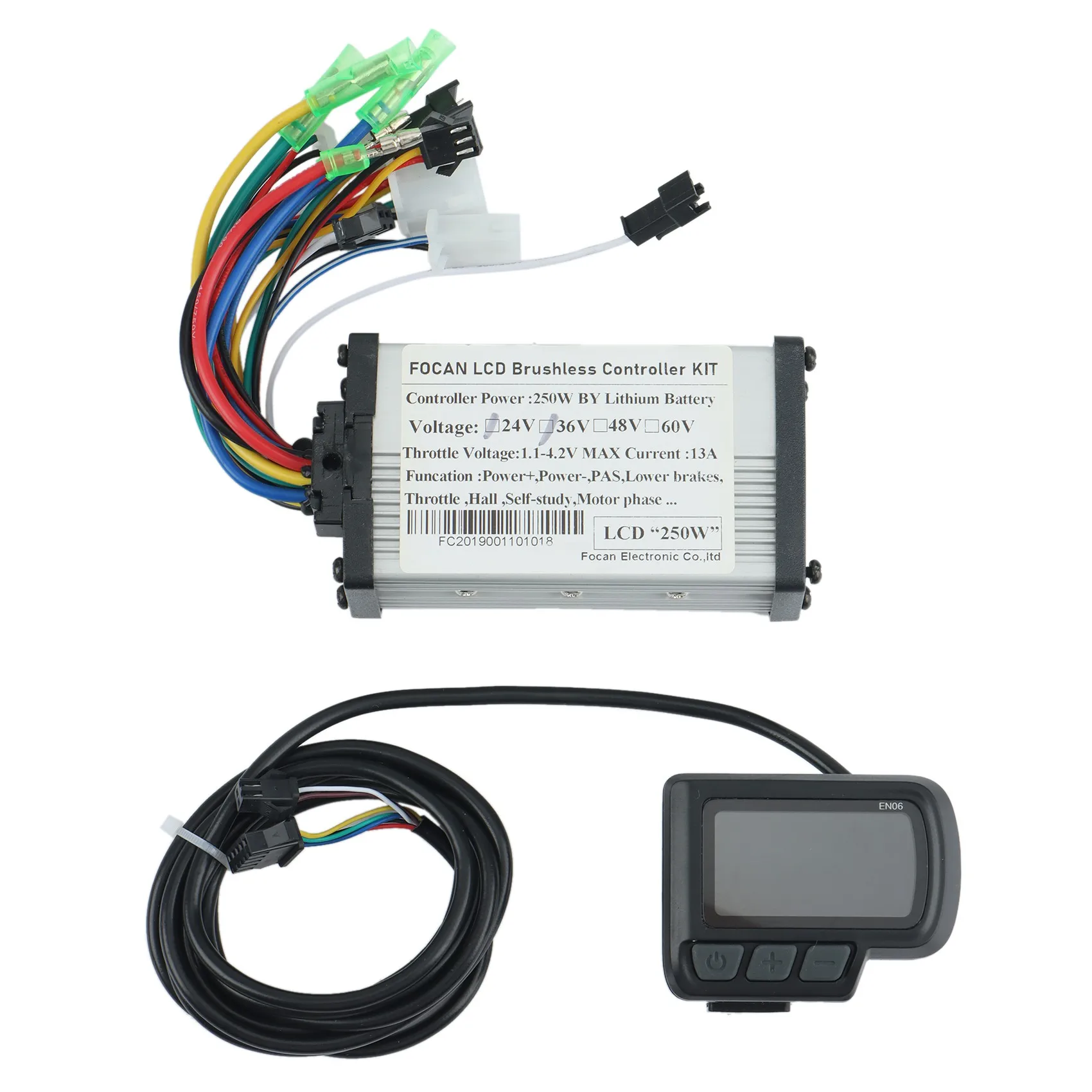 Bicycle Speed Display EN06 LCD Instrument Controller 250W Electric Bike Controller,24V/36V
Bicycle Speed Display EN06 LCD Instrument Controller 250W Electric Bike Controller,24V/36V
