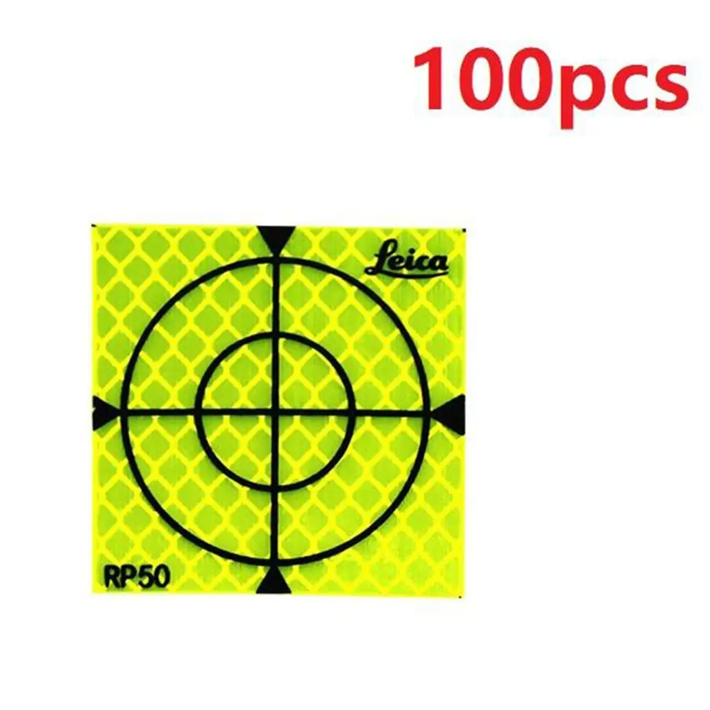 100pcs Total Station Reflector Prismatic Aim Target Sticker Survey Fluorescent Tala Cosas Sheet Tools Parts 60/50/40/30/20mm
100pcs Total Station Reflector Prismatic Aim Target Sticker Survey Fluorescent Tala Cosas Sheet Tools Parts 60/50/40/30/20mm