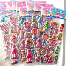 Anime Catch Teenieping Stickers Cute 캐치티니핑 Girl Dressed Up Princess Bubble Stickers Kids Toys Childrens Birthday Gifts