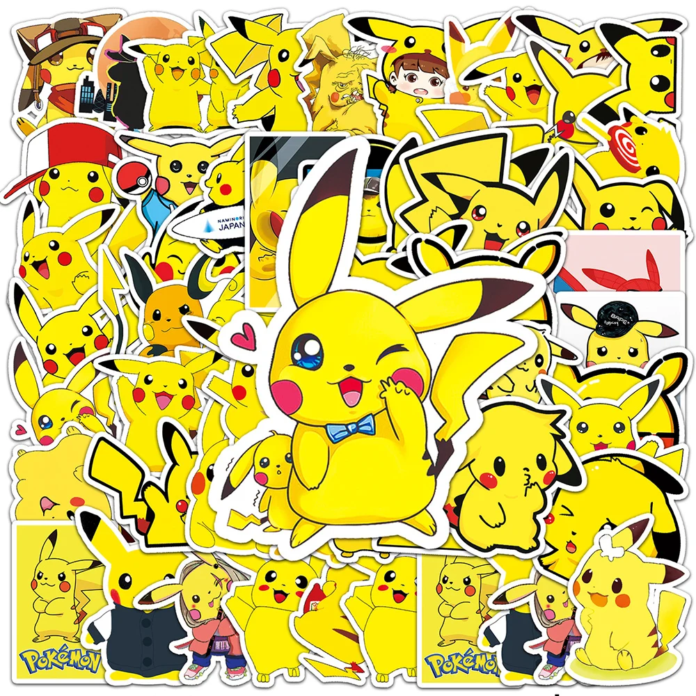 10/30/54pcs Kawaii Pokemon Pikachu Stickers Aesthetic Kids Cartoon Toys Cute Decal DIY Scrapbooking Water Bottle Laptop Toy Gift
10/30/54pcs Kawaii Pokemon Pikachu Stickers Aesthetic Kids Cartoon Toys Cute Decal DIY Scrapbooking Water Bottle Laptop Toy Gift