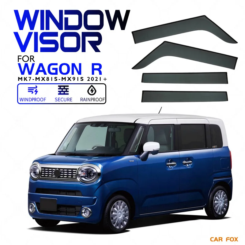 For Wagon R Smile Window visor Weather Shield Side Window Deflector Car windshield weather shield Car accessories
For Wagon R Smile Window visor Weather Shield Side Window Deflector Car windshield weather shield Car accessories