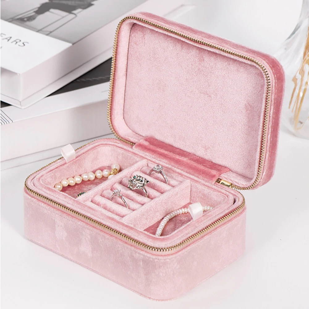 New Jewelry Organizer Display Travel Jewelry Case Portable Locket Necklace Box Double-layer Storage Earring Ring Headwear Holder
New Jewelry Organizer Display Travel Jewelry Case Portable Locket Necklace Box Double-layer Storage Earring Ring Headwear Holder
