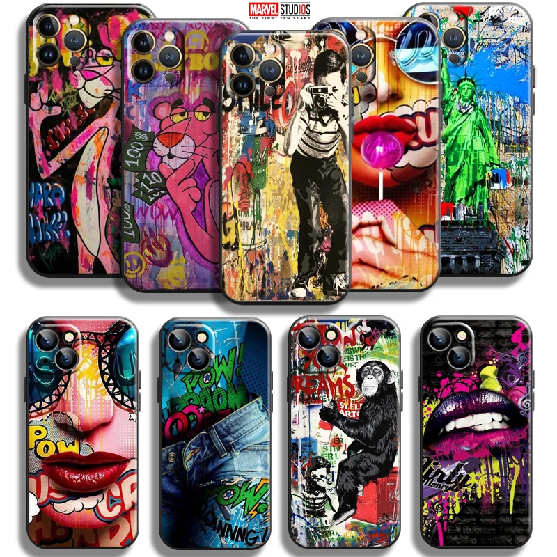Street Graffiti Oil Painting For Apple iPhone 13 12 11 Pro Mini X XR XS Max SE 5 5s 6 6S 7 8 Plus Phone Case Soft Black
Street Graffiti Oil Painting For Apple iPhone 13 12 11 Pro Mini X XR XS Max SE 5 5s 6 6S 7 8 Plus Phone Case Soft Black