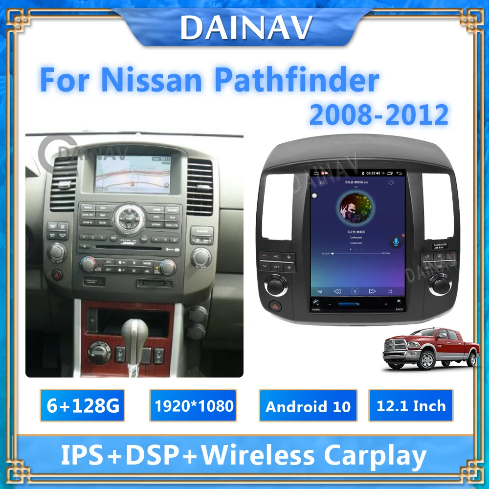 128G Tesla Style Android audio For Nissan Pathfinder 2008 2009 2010 2011 2012 Car Radio Stereo Multimedia Player GPS Navigation
128G Tesla Style Android audio For Nissan Pathfinder 2008 2009 2010 2011 2012 Car Radio Stereo Multimedia Player GPS Navigation
