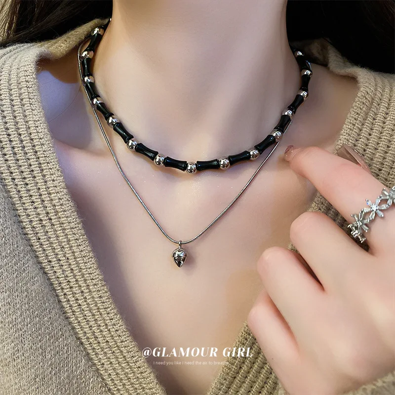 2022 New Simple Ladies 2 piece Set Bamboo Shaped Pendant Korean Women's Collarbone Chain Exquisite Gift Fashion Jewelry
2022 New Simple Ladies 2 piece Set Bamboo Shaped Pendant Korean Women's Collarbone Chain Exquisite Gift Fashion Jewelry