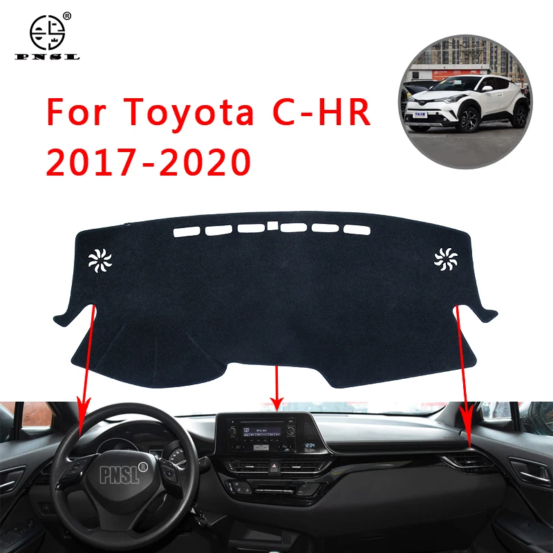 

For Toyota C-HR 2017 2018 2019 2020 2021 CHR C HR Anti-Slip Mat Dashboard Dash Cover Pad Sunshade Dashmat Protect Carpet Cape