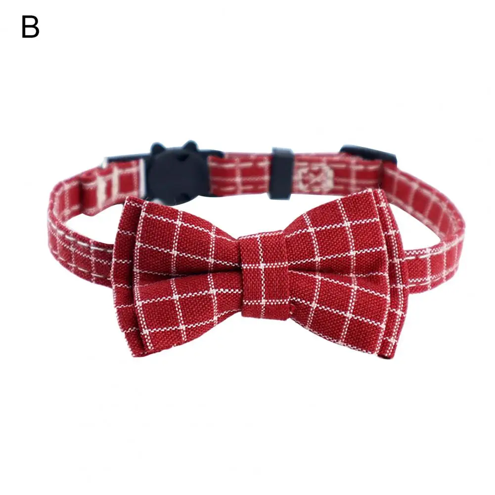 Cat Neck Circle Wear-resistant All-matched Plaid Print Pet Dog Cat Bowknot Collar Cotton Polyester Cat Collar Pet Supplies
Cat Neck Circle Wear-resistant All-matched Plaid Print Pet Dog Cat Bowknot Collar Cotton Polyester Cat Collar Pet Supplies