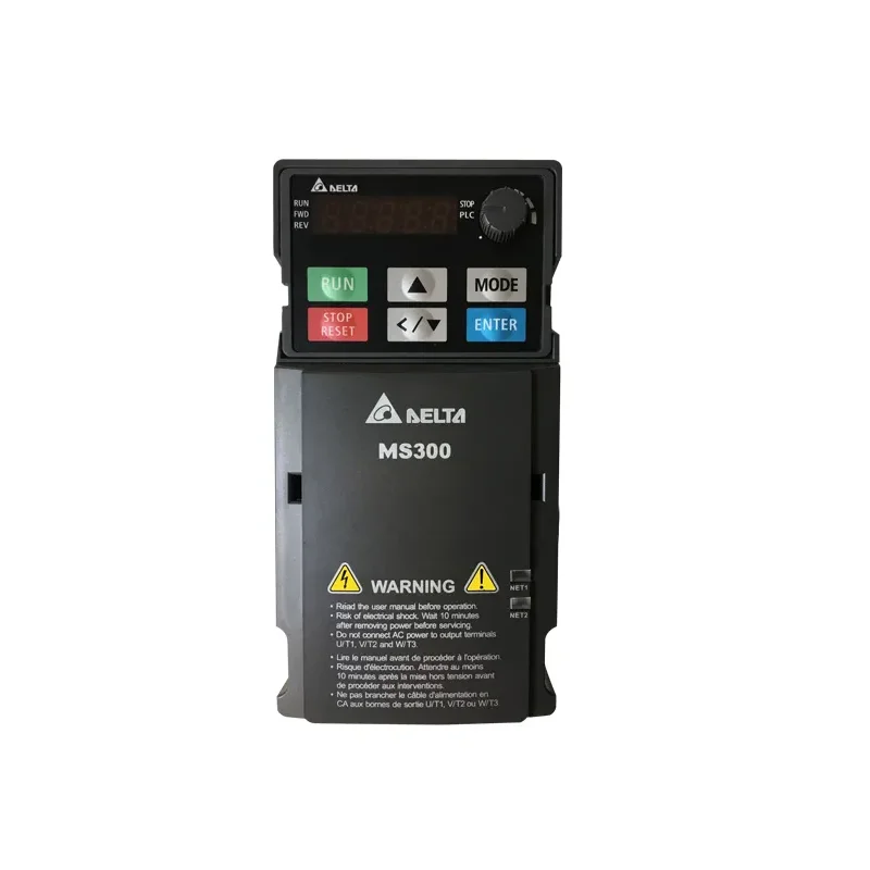 5.5KW 7.5KW 3 Phase 460V Delta Inverter Driver VFD-MS300 Series Frequency Converter VFD13AMS43ANSAA VFD17AMS43ANSAA
5.5KW 7.5KW 3 Phase 460V Delta Inverter Driver VFD-MS300 Series Frequency Converter VFD13AMS43ANSAA VFD17AMS43ANSAA