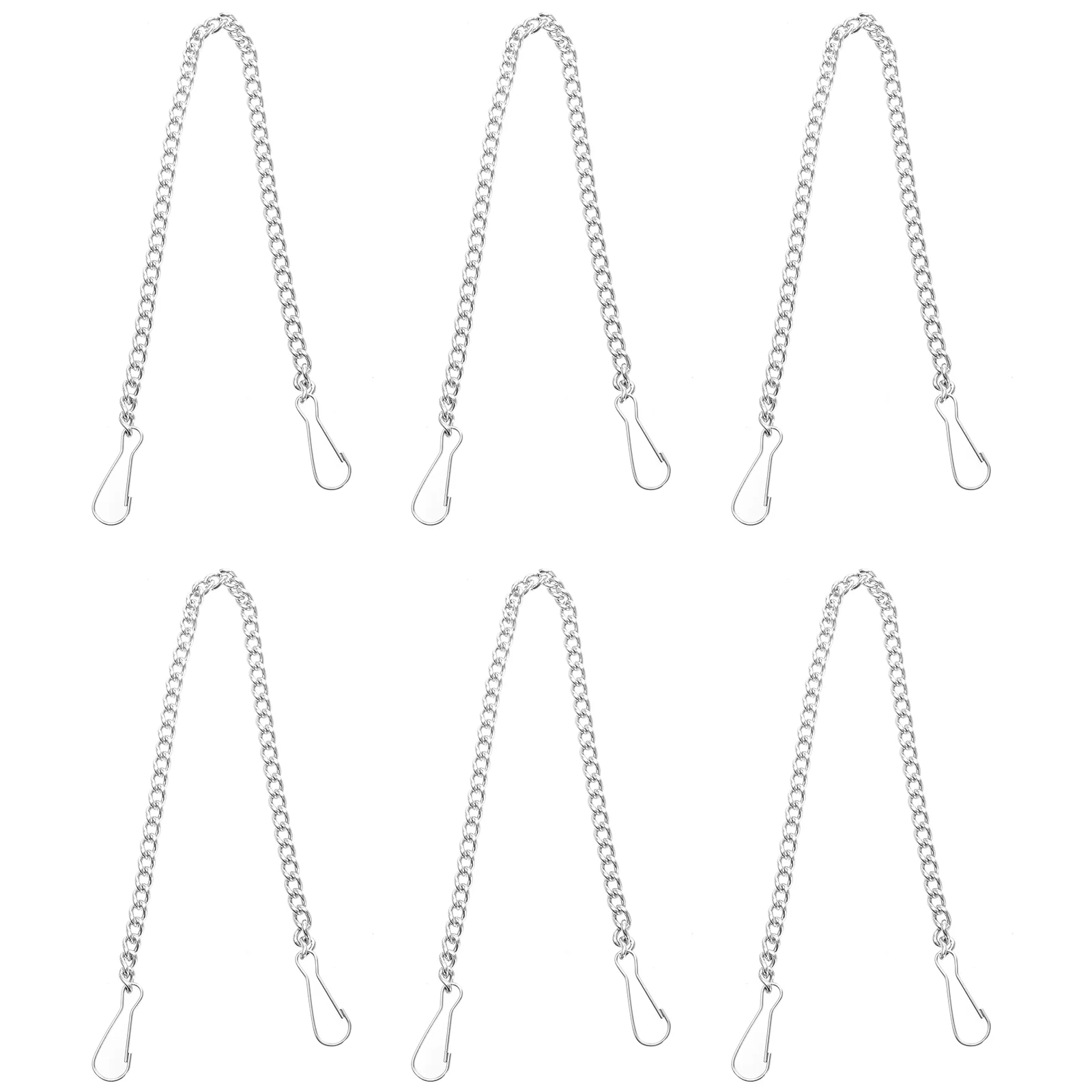6pcs Toilet Baffle Replacement Chain Metal Toilet Flapper Chain for Most Toilet Flappers
6pcs Toilet Baffle Replacement Chain Metal Toilet Flapper Chain for Most Toilet Flappers
