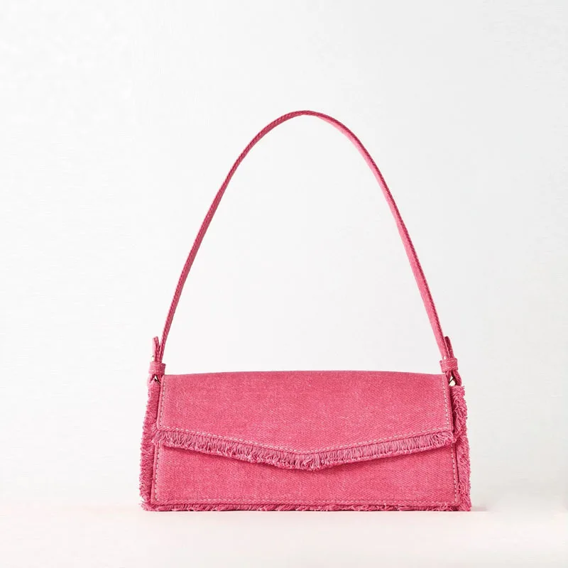 Sweet Pink Girls Underarm Bag Cool Canvas Women's Shoulder Bags Retro Chain Female Clutch Tote Purse Handbags
Sweet Pink Girls Underarm Bag Cool Canvas Women's Shoulder Bags Retro Chain Female Clutch Tote Purse Handbags