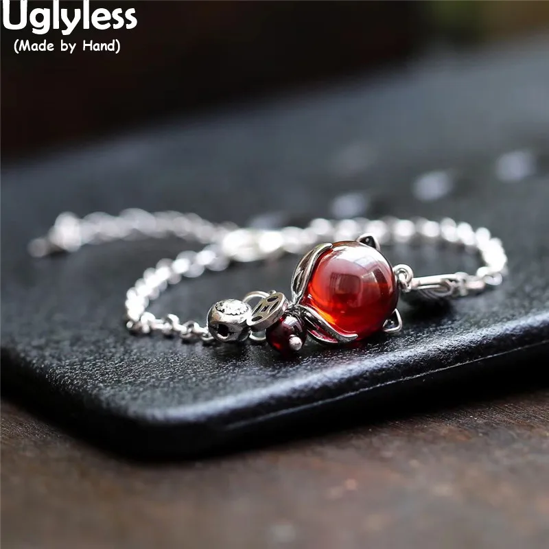 Браслеты Uglyless Magic Bring U LOVE Lady Fox для женщин, Соблазнительные Ювелирные изделия с красным гранатом, настоящие искусственные серебряные браслет...
Браслеты Uglyless Magic Bring U LOVE Lady Fox для женщин, Соблазнительные Ювелирные изделия с красным гранатом, настоящие искусственные серебряные браслет...