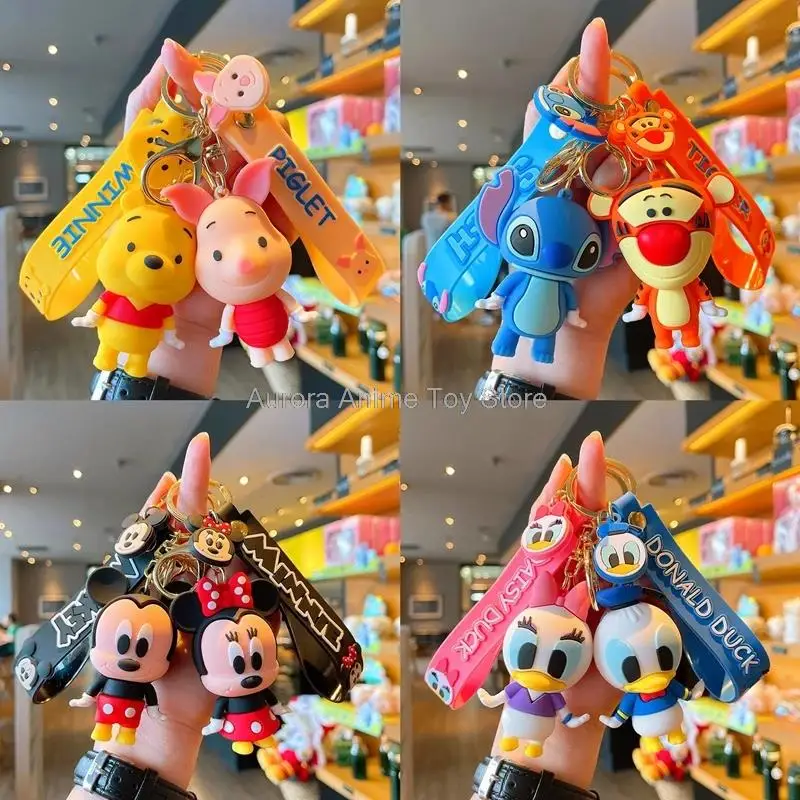 New Anime Cartoon Disney Keychain Mickey Mouse Minnie Figure Donald Duck Piglet PVC Key Chain Model Kids Toys Children Gift
New Anime Cartoon Disney Keychain Mickey Mouse Minnie Figure Donald Duck Piglet PVC Key Chain Model Kids Toys Children Gift