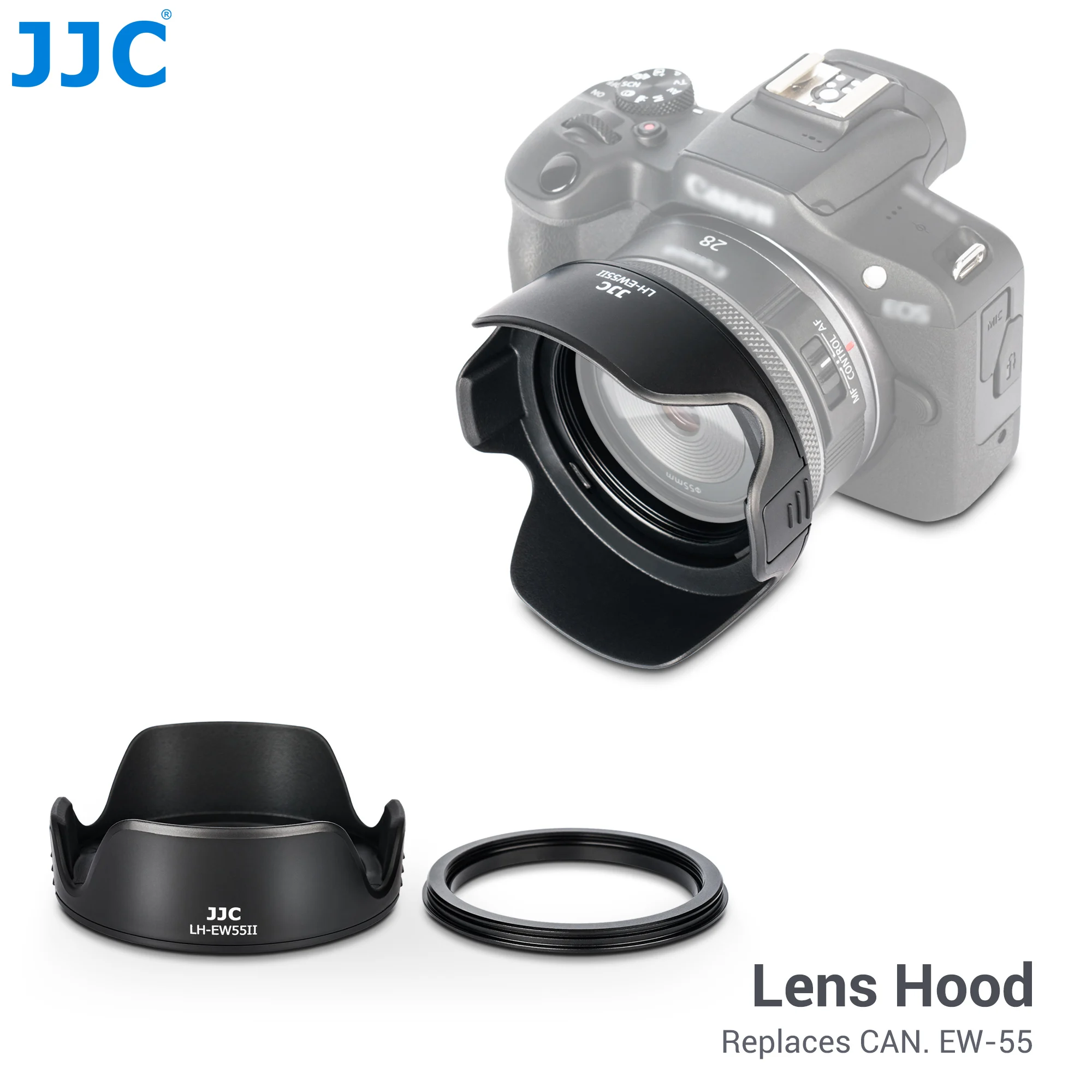 

JJC Защитная крышка объектива для Canon RF 28 мм f/2,8 STM объектив камеры аксессуары для объектива заменить Canon EW-55