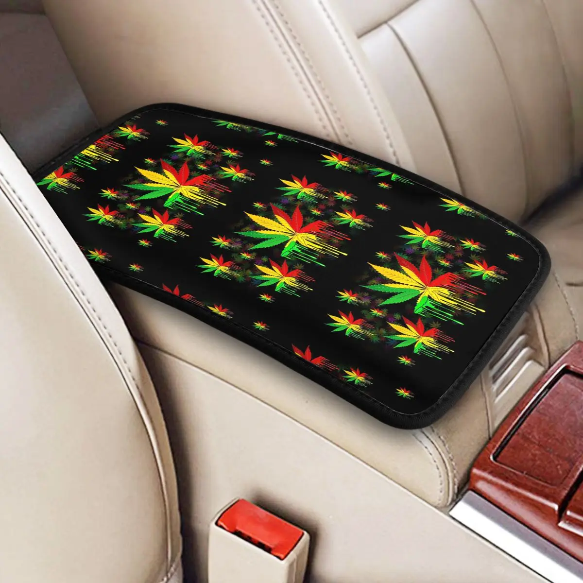 Leather Car Armrest Cover Mat Marijuana Leaf Rasta Center Console Cover Pad Reggae Rastafarian Jamaica Car Interior Cushion
Leather Car Armrest Cover Mat Marijuana Leaf Rasta Center Console Cover Pad Reggae Rastafarian Jamaica Car Interior Cushion