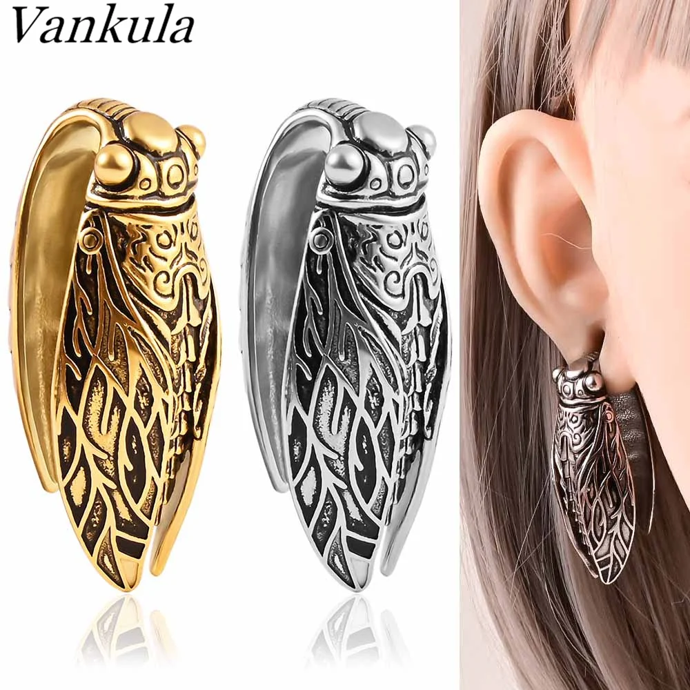 Vankula 2pc New Cicada Ear Hanger Weights for Stretched Ears Gauges Stainless Steel Ear Plugs Gauges Stretching Kit Body Jewelry
Vankula 2pc New Cicada Ear Hanger Weights for Stretched Ears Gauges Stainless Steel Ear Plugs Gauges Stretching Kit Body Jewelry