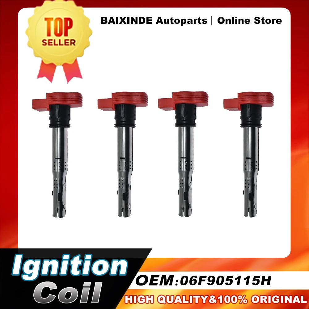 1/4 шт. OEM 06F905115H Катушка зажигания для Audi A4L A6L Q3, Volkswagen Golf Magotan Sagitar Tiguan Passat, Skoda Superb Octavia
1/4 шт. OEM 06F905115H Катушка зажигания для Audi A4L A6L Q3, Volkswagen Golf Magotan Sagitar Tiguan Passat, Skoda Superb Octavia