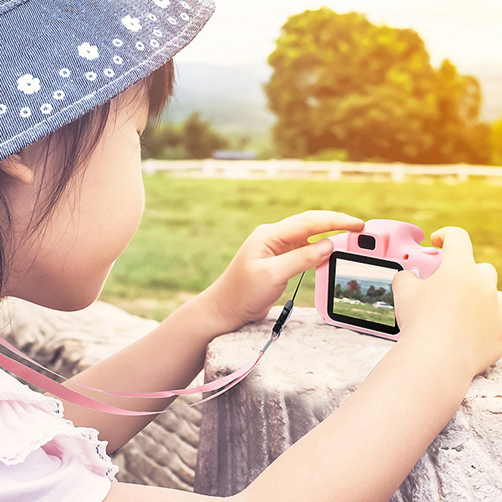 Детские игрушечные мини-камеры образовательные игрушки для фотосъемки HD Двойная