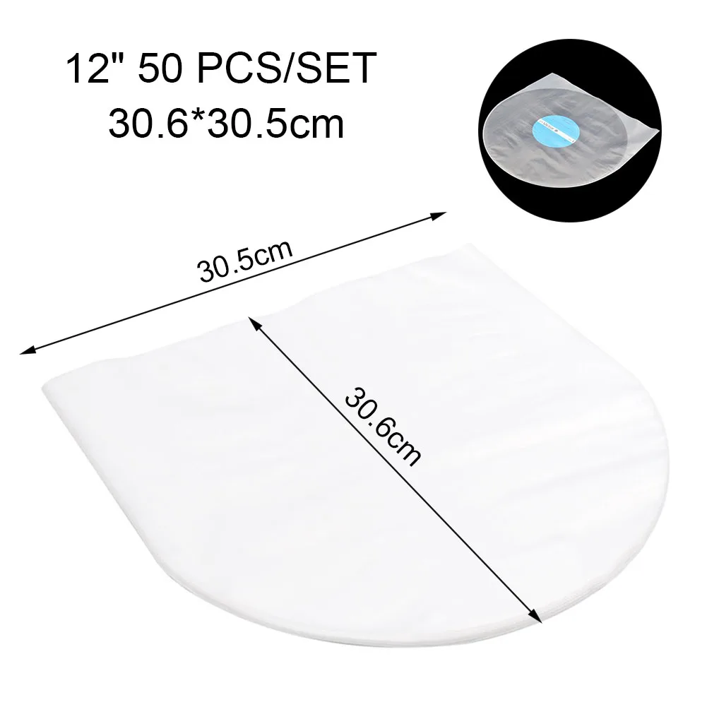 50Pcs 12 10 7 In Clear Vinyl Record Protecter LP Bags Anti-Static Record Sleeves Outer Inner Plastic Clear Cover Container
50Pcs 12 10 7 In Clear Vinyl Record Protecter LP Bags Anti-Static Record Sleeves Outer Inner Plastic Clear Cover Container
